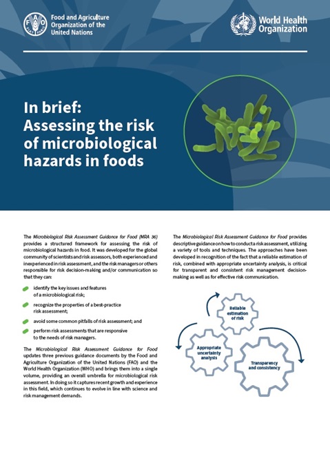 In brief: Assessing the risk of microbiological hazards in foods