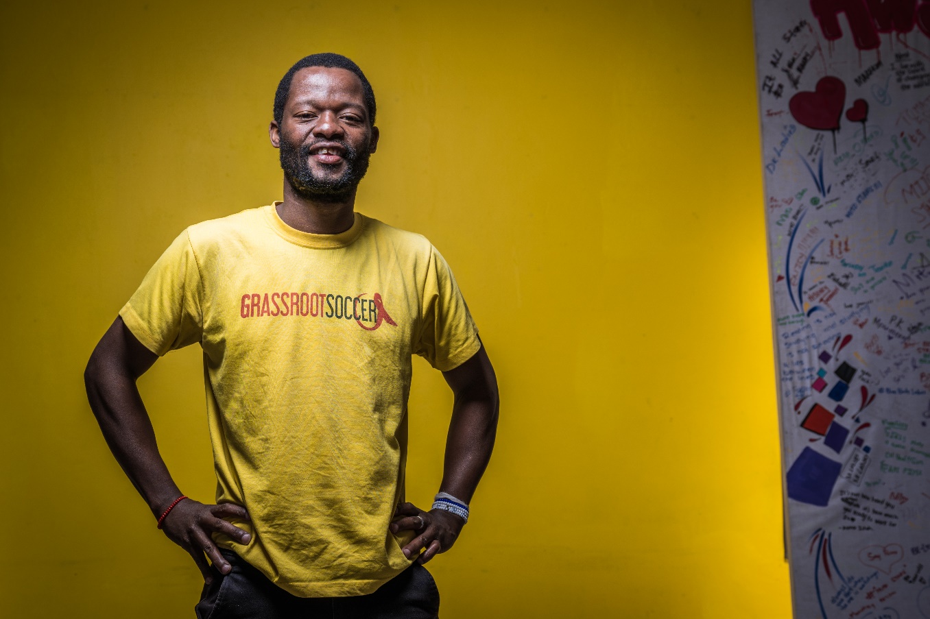 Grassroot Soccer Coach Musa, (South Africa)