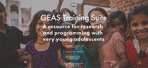 Screenshot of GEAS website