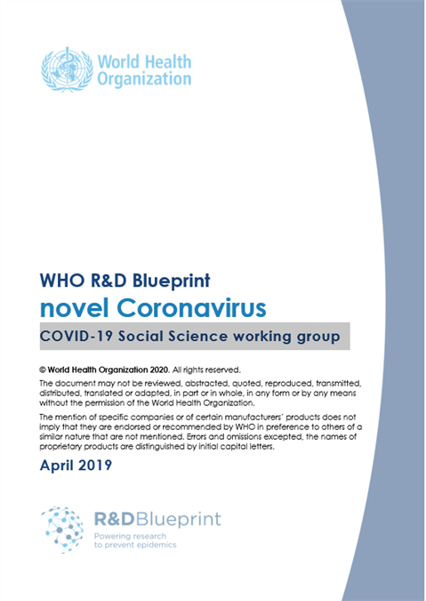 COVID-19 Social Science working group