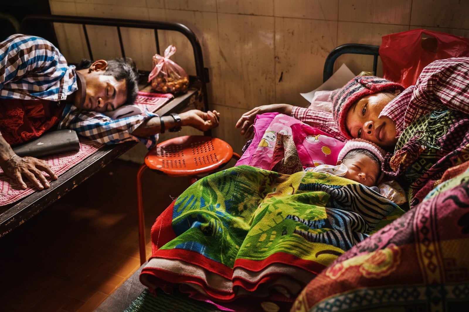 Mum and new born baby